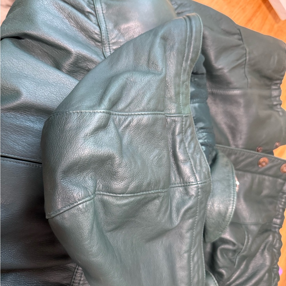 Jacqueline Ferrar Quilted Green Jacket - Picture 11 of 13